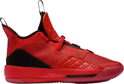 Кроссовки Air Jordan 33 GS University Red, красный
