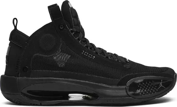 Кроссовки Air Jordan 34 Black Cat, черный