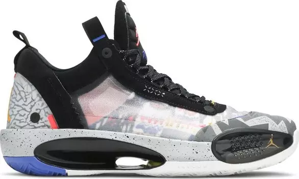 Кроссовки Air Jordan 34 Low Heritage, черно-серый
