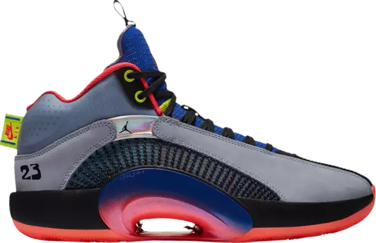 Кроссовки Air Jordan 35 SP TP PF Center of Gravity, серый