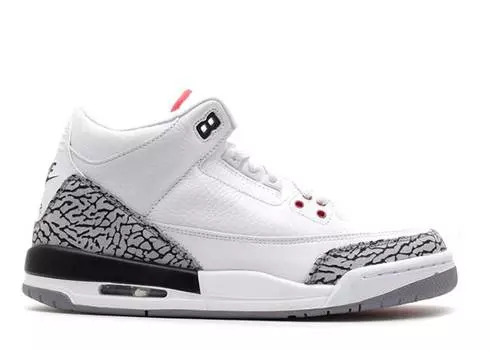 Кроссовки AIR JORDAN 3 GS RETRO '88', белый