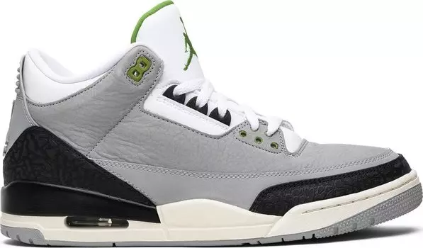 Кроссовки Air Jordan 3 Retro Chlorophyll, зеленый