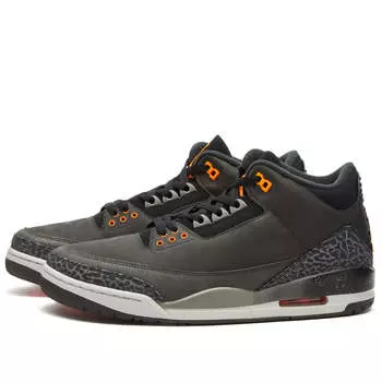 Кроссовки Air Jordan 3 Retro, цвет Night Stadium & Total Orange