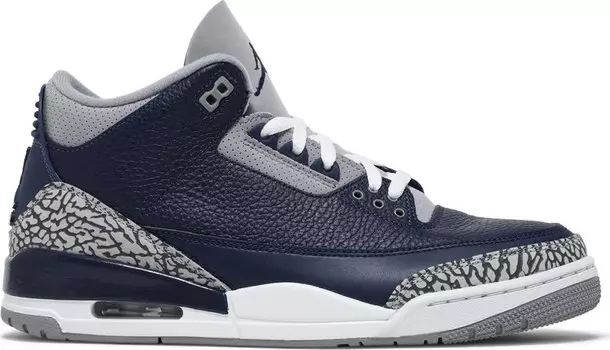 Кроссовки Air Jordan 3 Retro Georgetown, синий