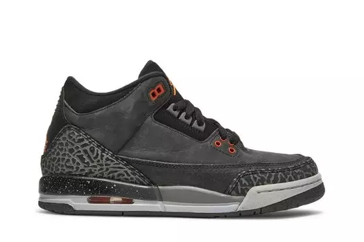 Кроссовки Air Jordan 3 Retro GS 'Fear', черный