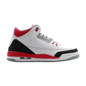 Кроссовки Air Jordan 3 Retro GS 'Fire Red' 2007, белый