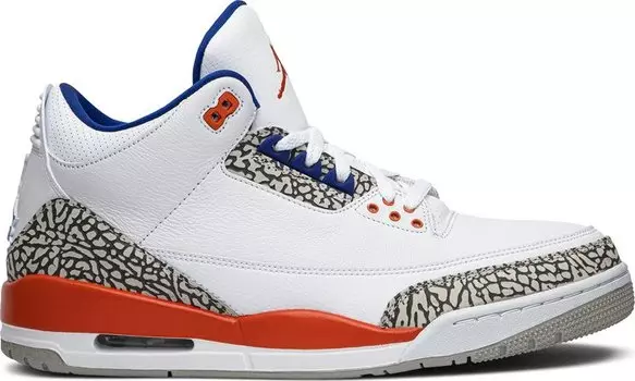 Кроссовки Air Jordan 3 Retro Knicks, белый