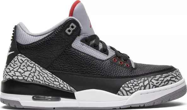 Кроссовки Air Jordan 3 Retro OG Black Cement 2018, черный