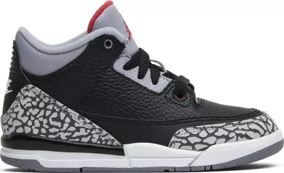 Кроссовки Air Jordan 3 Retro OG PS Black Cement 2018, черный