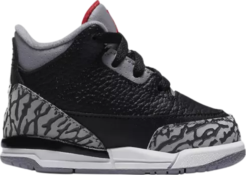 Кроссовки Air Jordan 3 Retro OG TD Black Cement 2018, черный