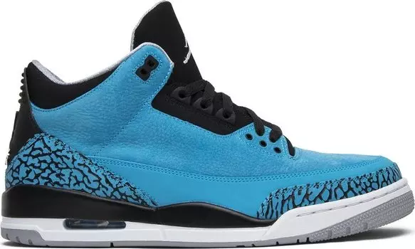 Кроссовки Air Jordan 3 Retro Powder Blue, синий