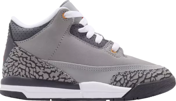 Кроссовки Air Jordan 3 Retro PS Cool Grey 2021, серый