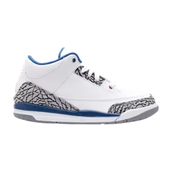 Кроссовки Air Jordan 3 Retro PS 'True Blue' 2011, белый