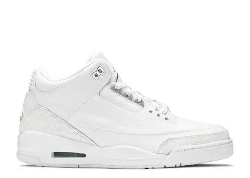 Кроссовки AIR JORDAN 3 RETRO 'PURE MONEY', белый