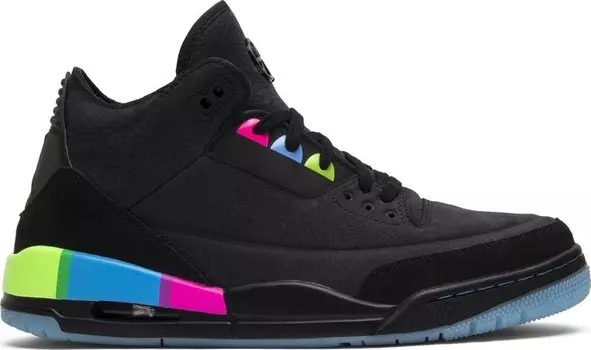 Кроссовки Air Jordan 3 Retro Quai 54, черный