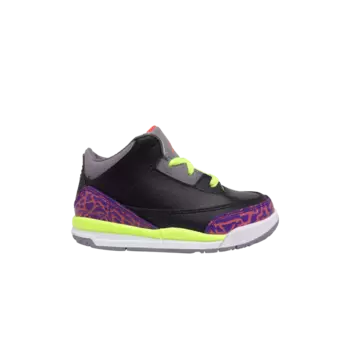 Кроссовки Air Jordan 3 Retro TD 'Atomic Red', черный
