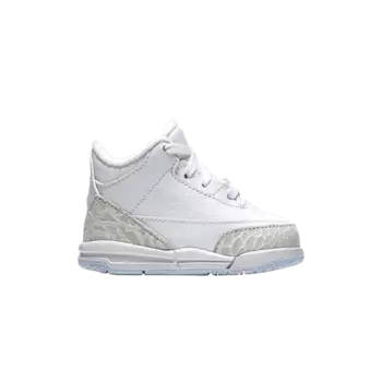 Кроссовки Air Jordan 3 Retro TD 'Triple White', белый