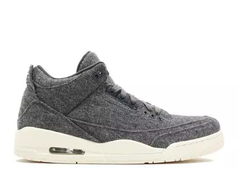 Кроссовки AIR JORDAN 3 RETRO 'WOOL', серый