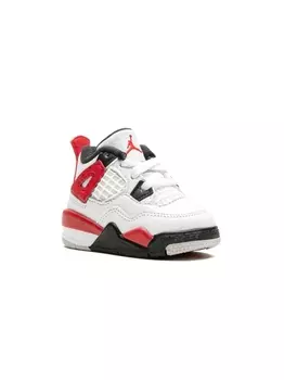 Кроссовки Air Jordan 4 'Red/Cement' Jordan Kids, белый