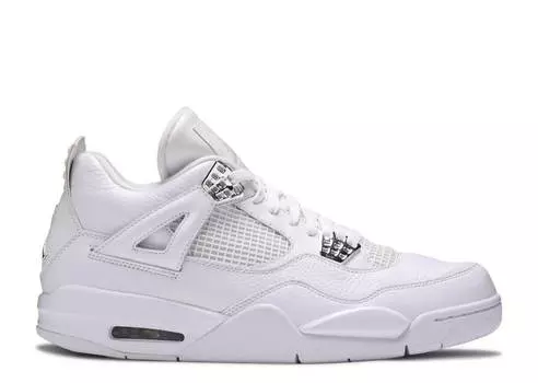 Кроссовки AIR JORDAN 4 RETRO '25TH SILVER ANNIVERSARY', белый