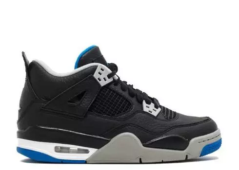 Кроссовки AIR JORDAN 4 RETRO BG 'MOTORSPORTS ALTERNATE', черный