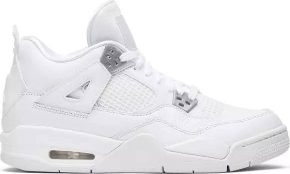 Кроссовки Air Jordan 4 Retro BG Pure Money, белый