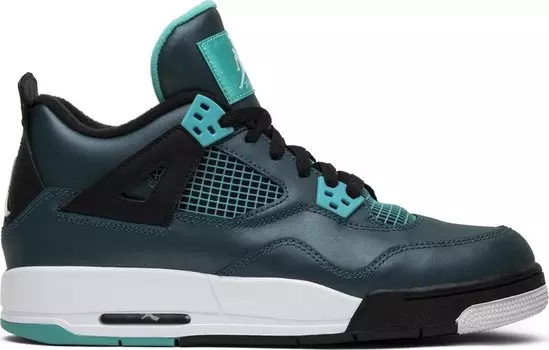 Кроссовки Air Jordan 4 Retro BG Teal, зеленый