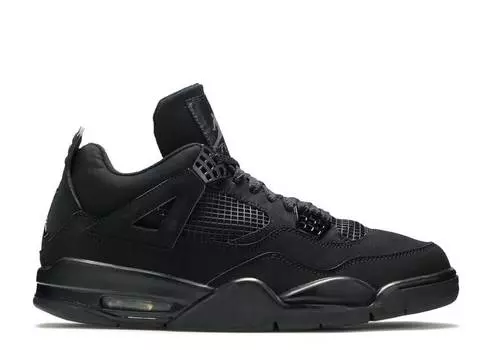 Кроссовки AIR JORDAN 4 RETRO 'BLACK CAT' 2006, черный