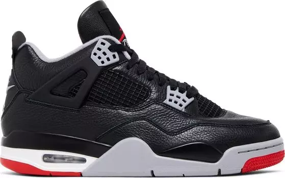 Кроссовки Air Jordan 4 Retro 'Bred Reimagined', черный