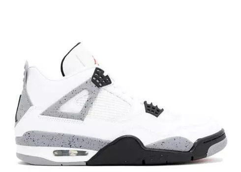 Кроссовки AIR JORDAN 4 RETRO 'CEMENT' 2012, белый