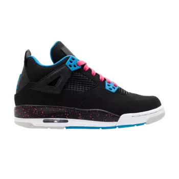 Кроссовки Air Jordan 4 Retro GS 'Black Vivid Pink', черный
