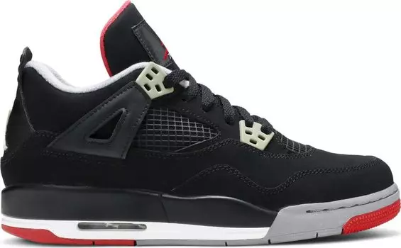 Кроссовки Air Jordan 4 Retro GS Bred 2012, черный