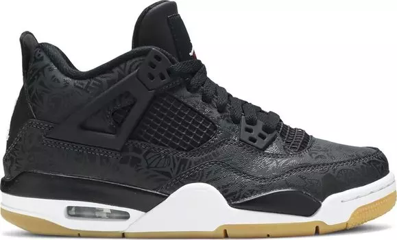 Кроссовки Air Jordan 4 Retro GS Laser, черный