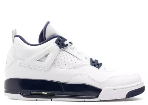 Кроссовки AIR JORDAN 4 RETRO GS 'LEGEND BLUE', белый