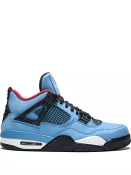 Кроссовки Air Jordan 4 Retro из коллаборации с Travis Scott, синий