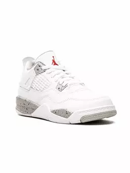 Кроссовки Air Jordan 4 Retro Jordan Kids, белый