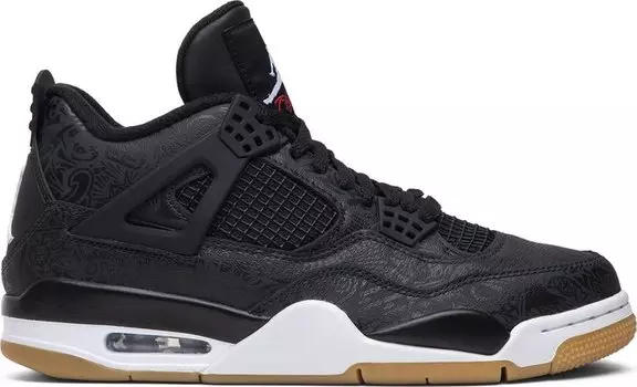 Кроссовки Air Jordan 4 Retro Laser, черный