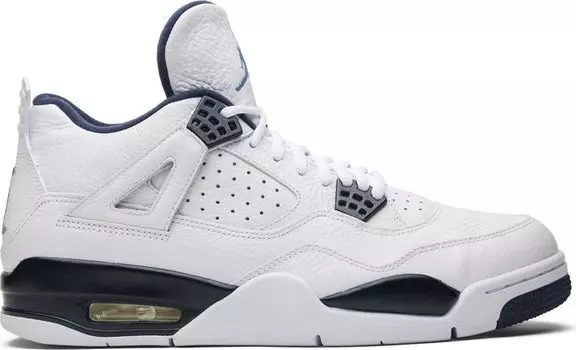 Кроссовки Air Jordan 4 Retro LS Legend Blue, белый