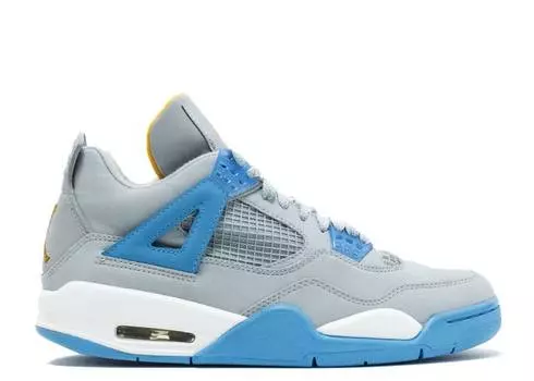 Кроссовки AIR JORDAN 4 RETRO LS 'MIST BLUE', синий