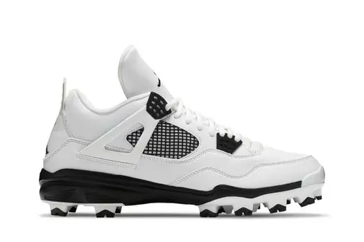 Кроссовки Air Jordan 4 Retro MCS 'White Black', белый