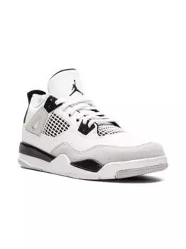 Кроссовки Air Jordan 4 Retro Military Black Jordan Kids, белый