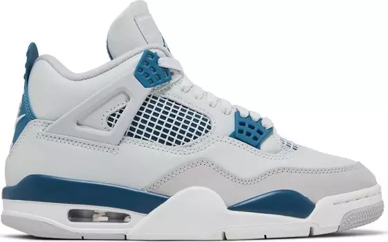 Кроссовки Air Jordan 4 Retro 'Military Blue' 2024, кремовый