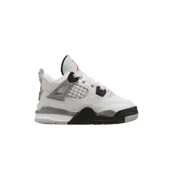 Кроссовки Air Jordan 4 Retro OG TD 'White Cement' 2025, белый