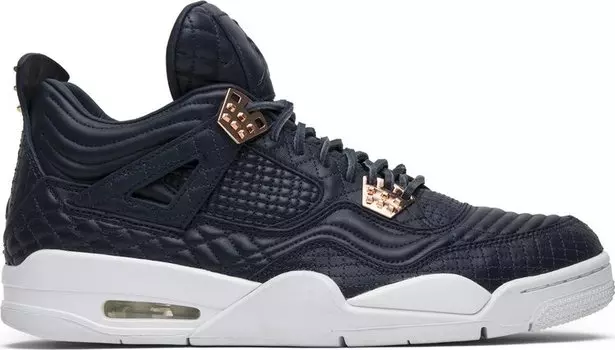 Кроссовки Air Jordan 4 Retro PRM Obsidian, синий