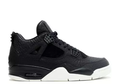 Кроссовки AIR JORDAN 4 RETRO PRM 'PINNACLE', черный