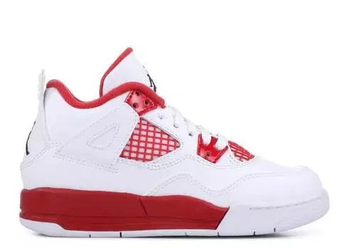 Кроссовки AIR JORDAN 4 RETRO PS 'ALTERNATE 89', белый
