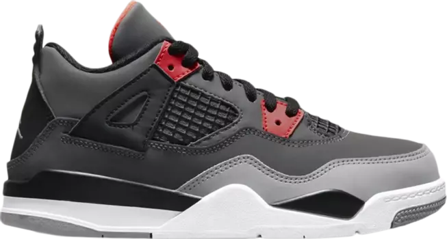 Кроссовки Air Jordan 4 Retro PS Infrared, серый