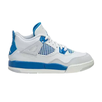 Кроссовки Air Jordan 4 Retro PS 'Military Blue' 2012, белый