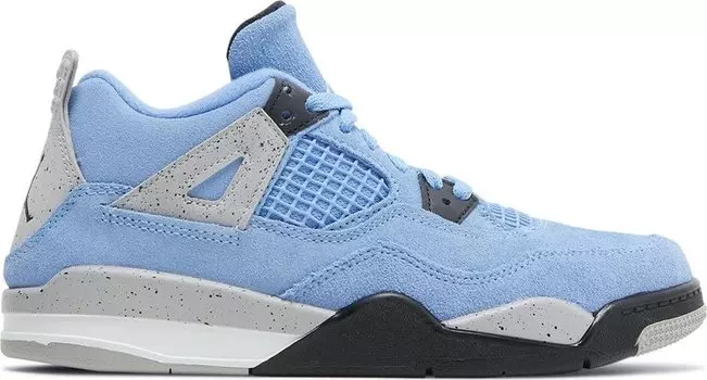 Кроссовки Air Jordan 4 Retro PS University Blue, синий