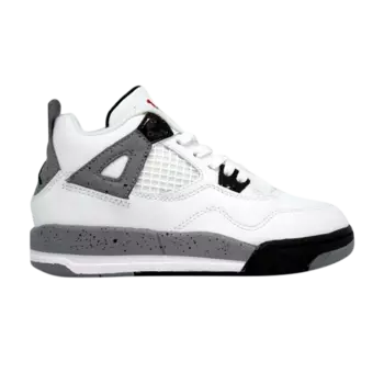 Кроссовки Air Jordan 4 Retro PS 'White Cement' 2012, белый